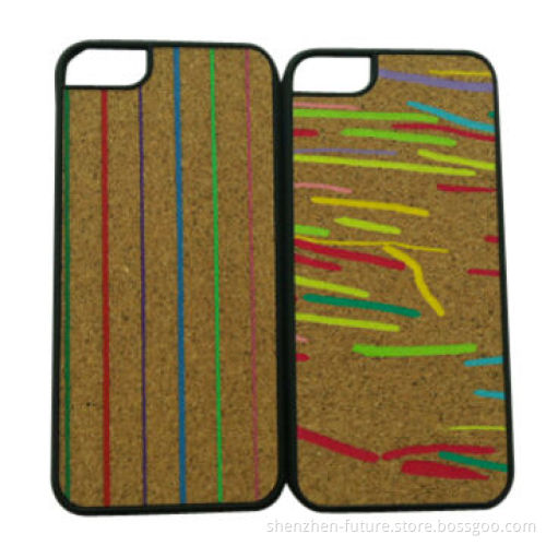 PC case covers for iPhone, with natural material